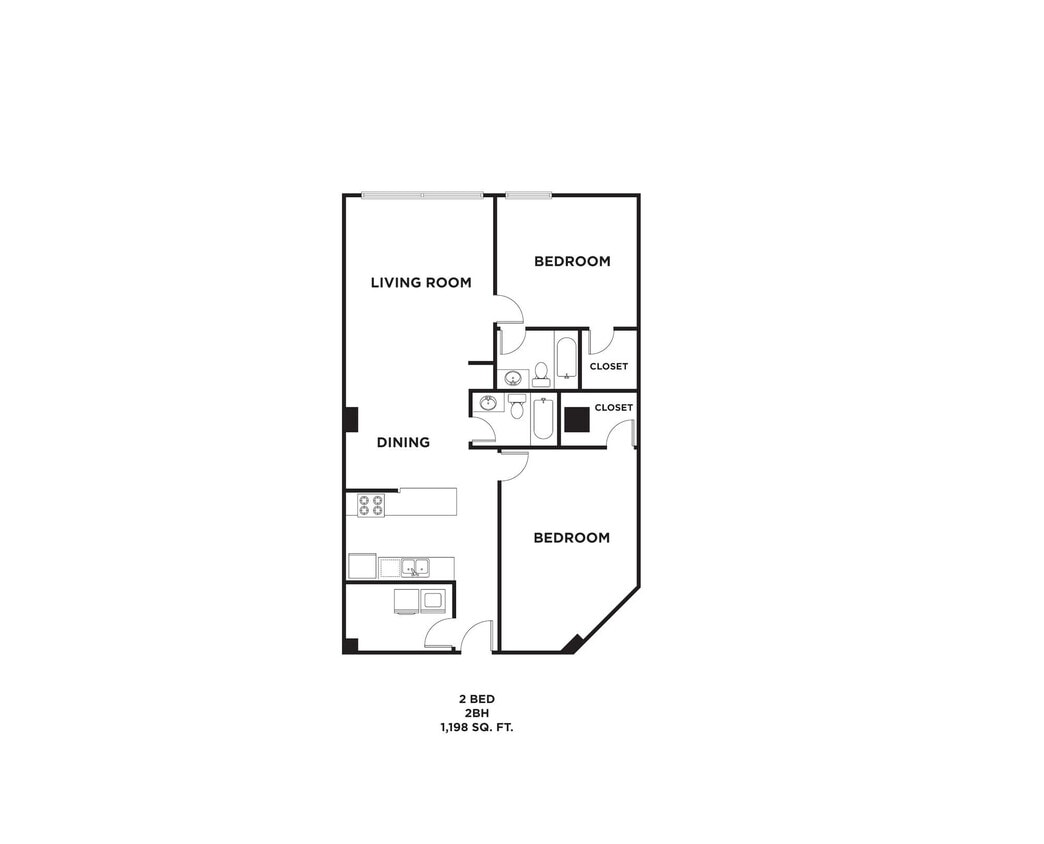 Floor Plan - 2BH