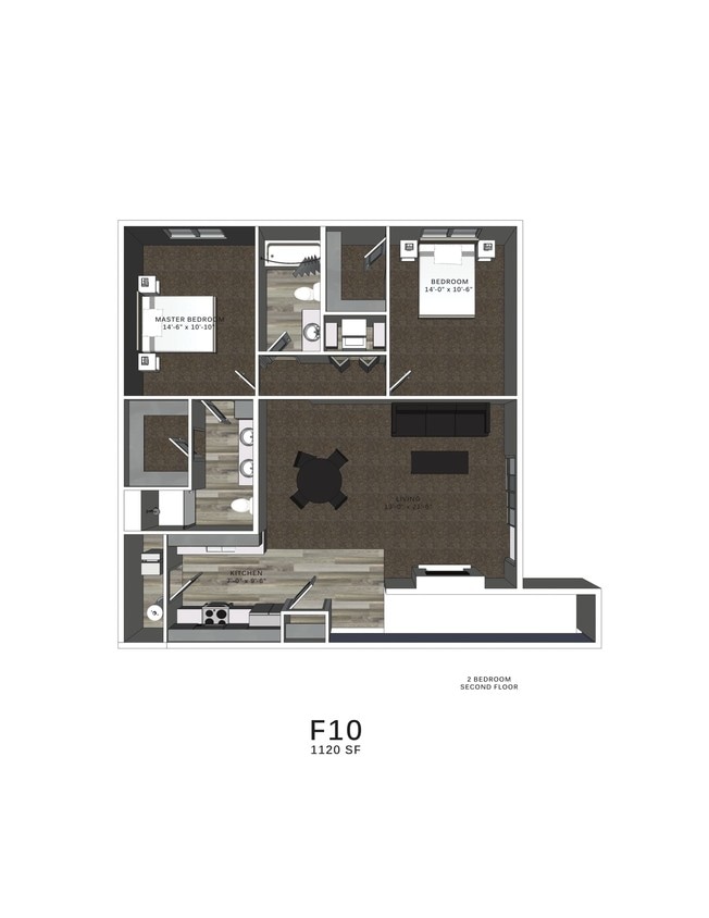 Floor Plan - The Cottonwood
