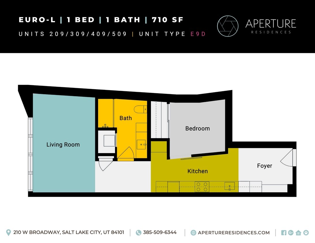 Units 209, 309, 409, 509 Aperture - Floor Plan Inserts - 1x1 Euro-L