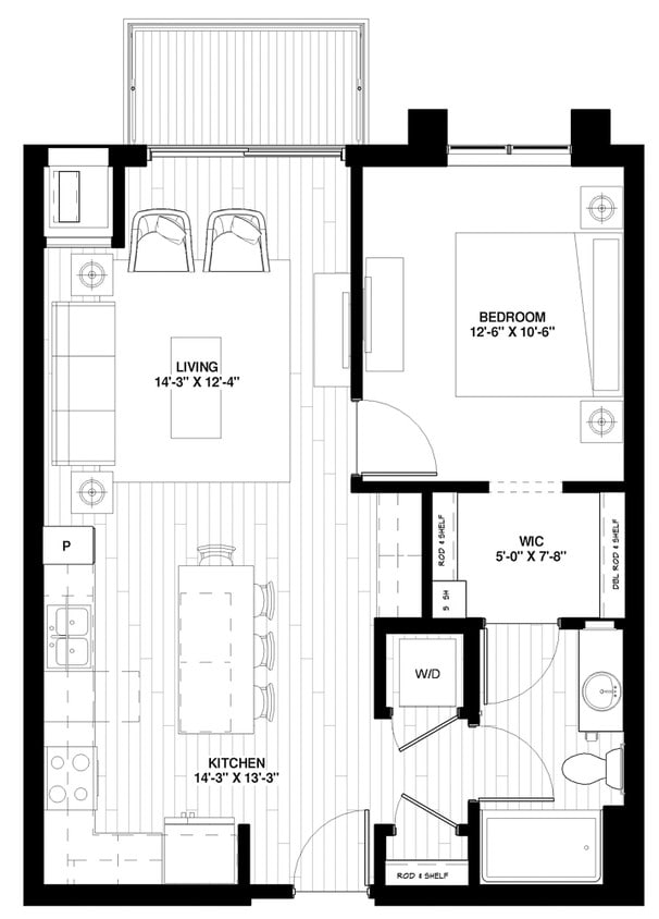Floor Plan - Hennepin A