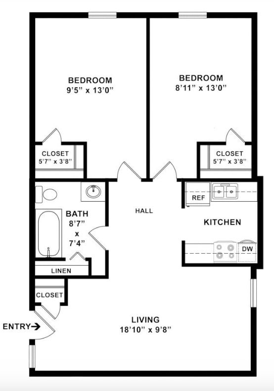 Floor Plan - B1 Upgraded