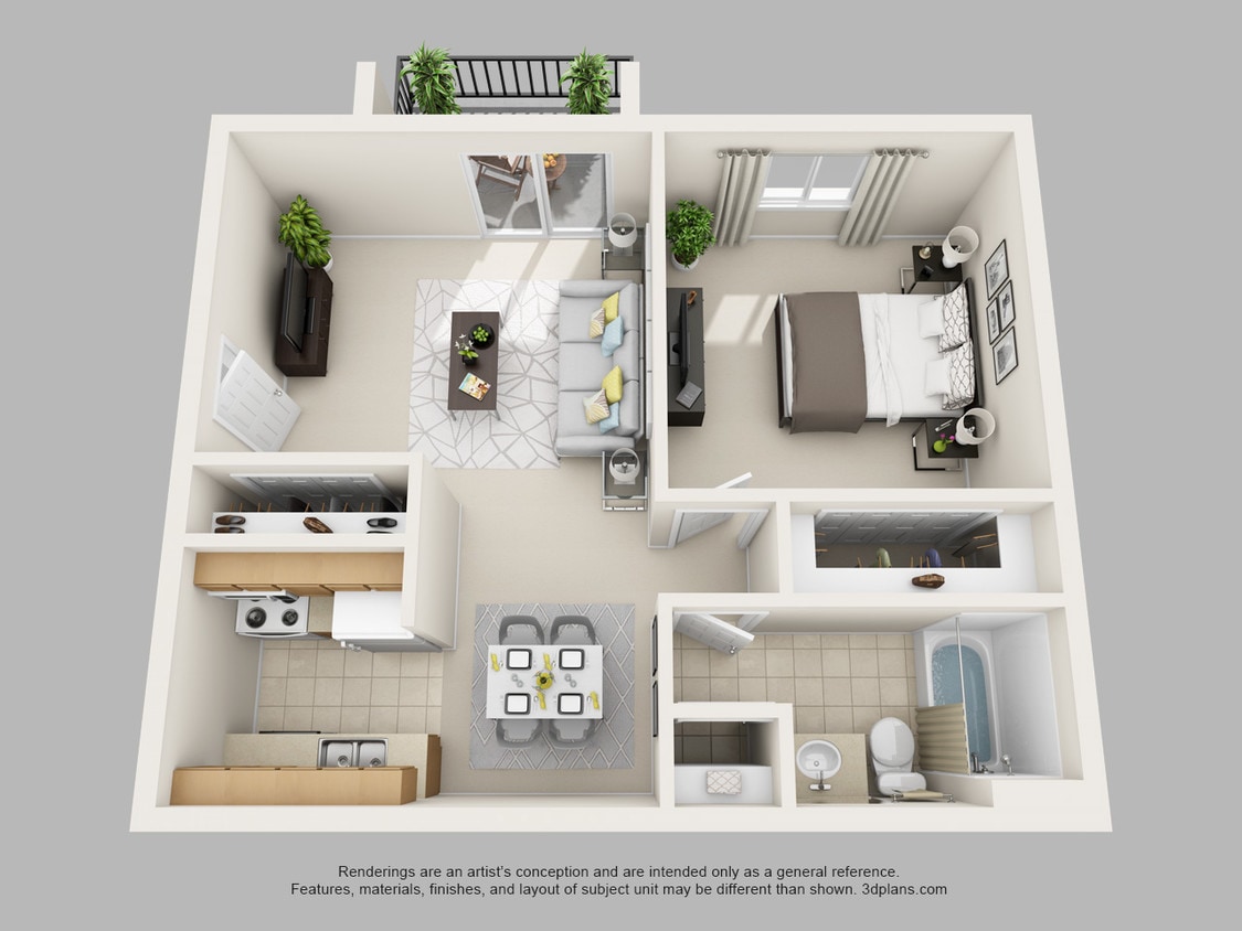 Augusta - 1 Bed 1 Bath