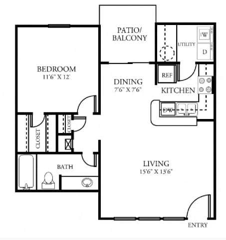 Floor Plan - 1B