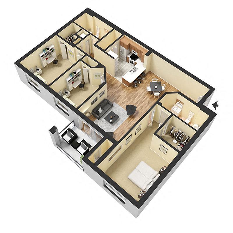 Floor Plan - The Magnolia