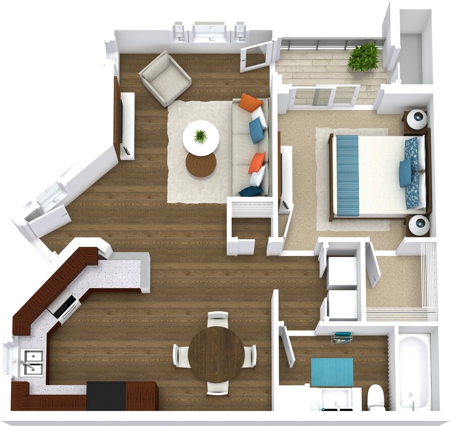 Floor Plan - 1B