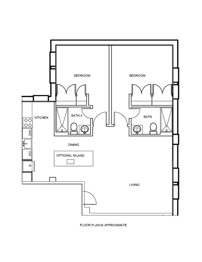 Floor Plan - Two Bedroom B
