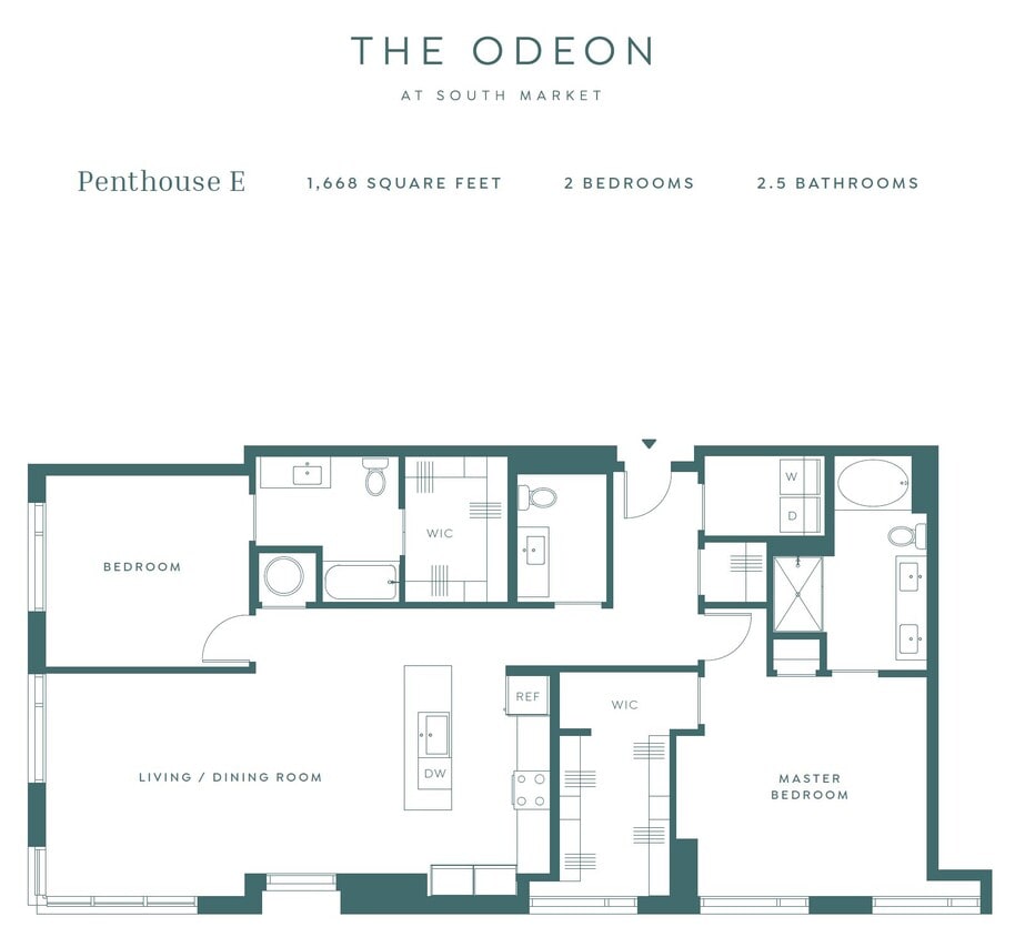 Floor Plan - Penthouse E