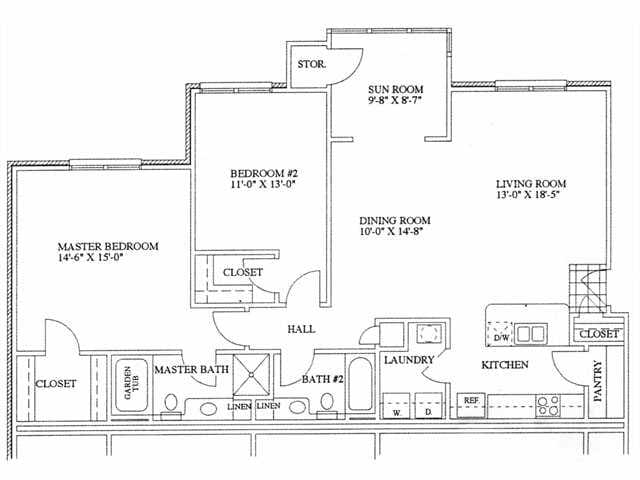 Two Bedroom (A) - 2 Bedroom