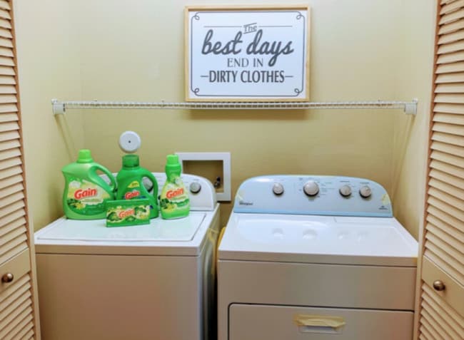 In unit Laundry - Oak Manor Villas Bay City