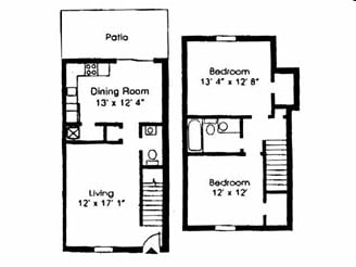 2BR/1.5BA - The Washington