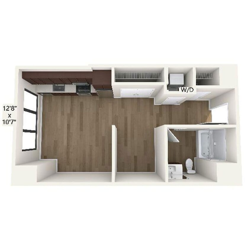 Floor Plan - S2 | Studio | 1 Bath