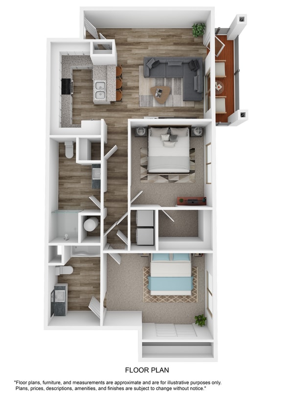 Audley.JPG - B1 Audley - Two Bedroom, Two Bathroom