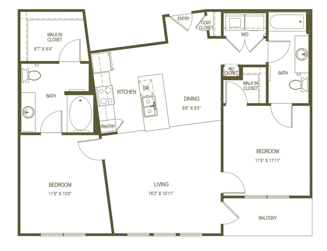 Unit B2.jpg - Two Bedrooms Two Bathrooms
