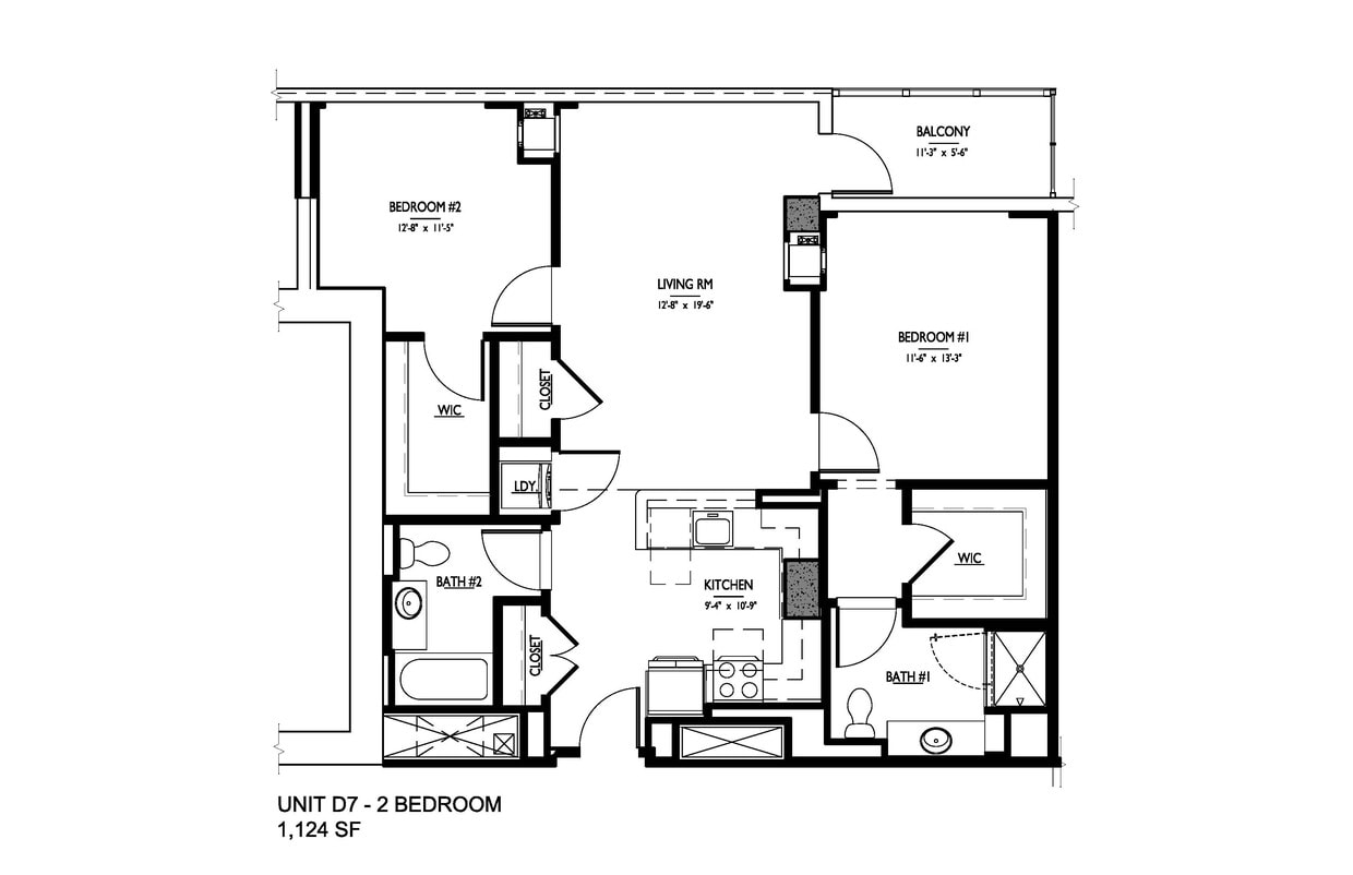 Floor Plan - D7- PENTHOUSE