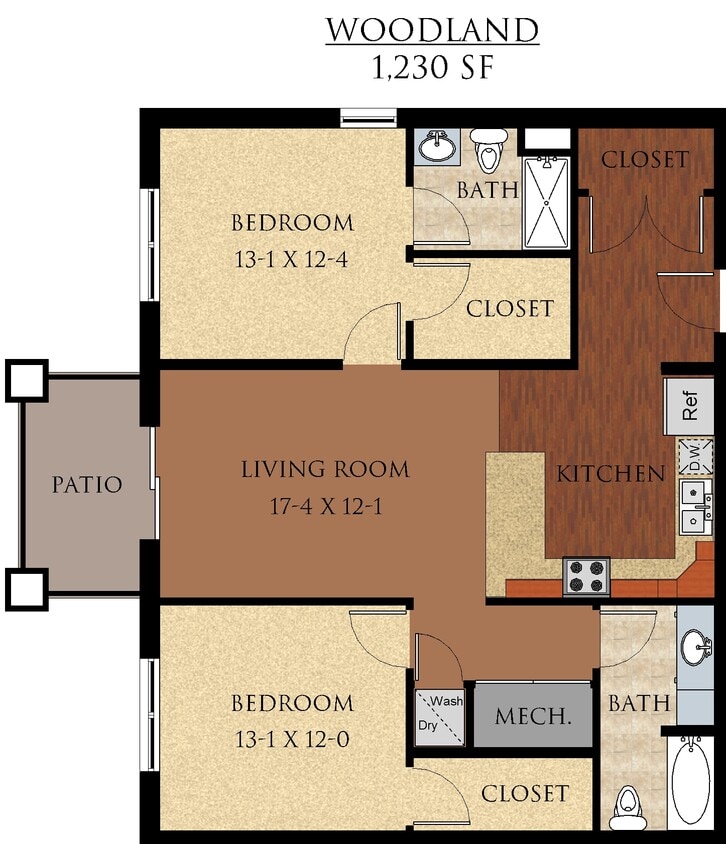 Floor Plan - Woodland