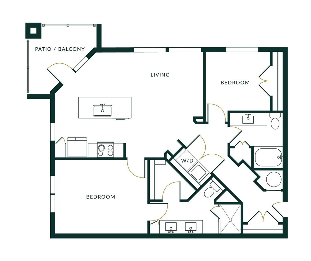 B2K floor plan The Hartley at Blue Hill - B2K