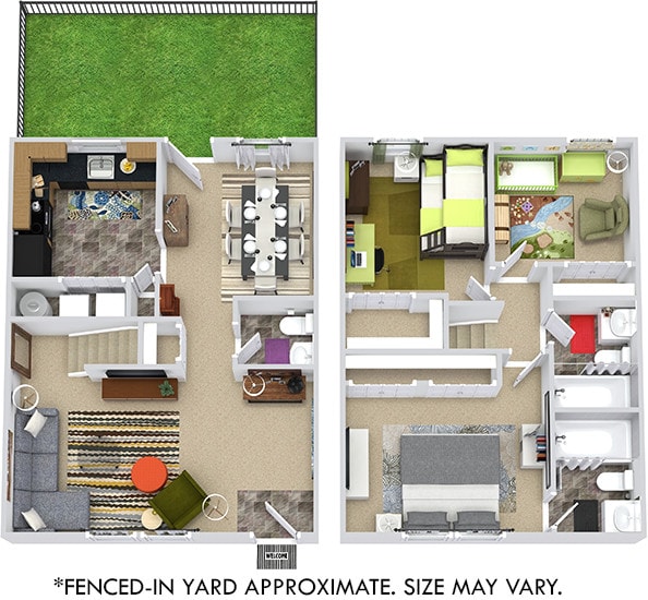 Floor Plan - Magnolia with Fenced-In Yard