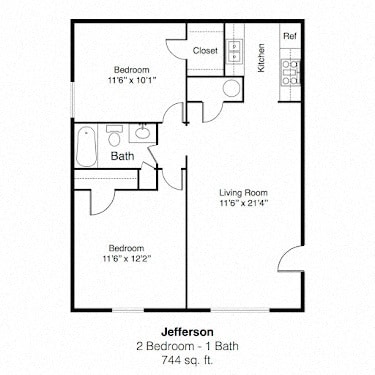 Floor Plan - Jefferson