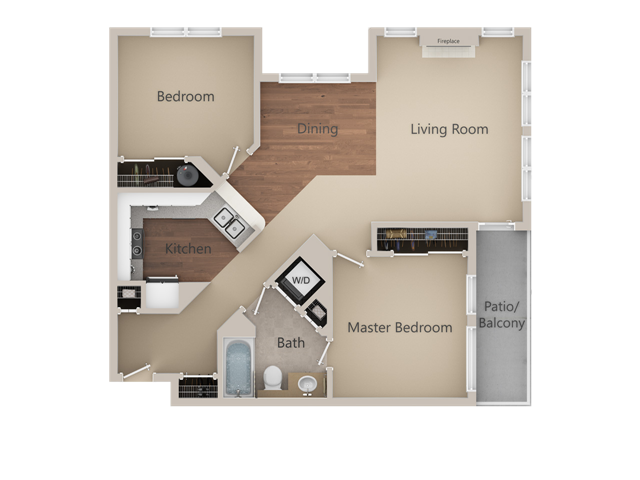 Floor Plan - 2X1-Burnett