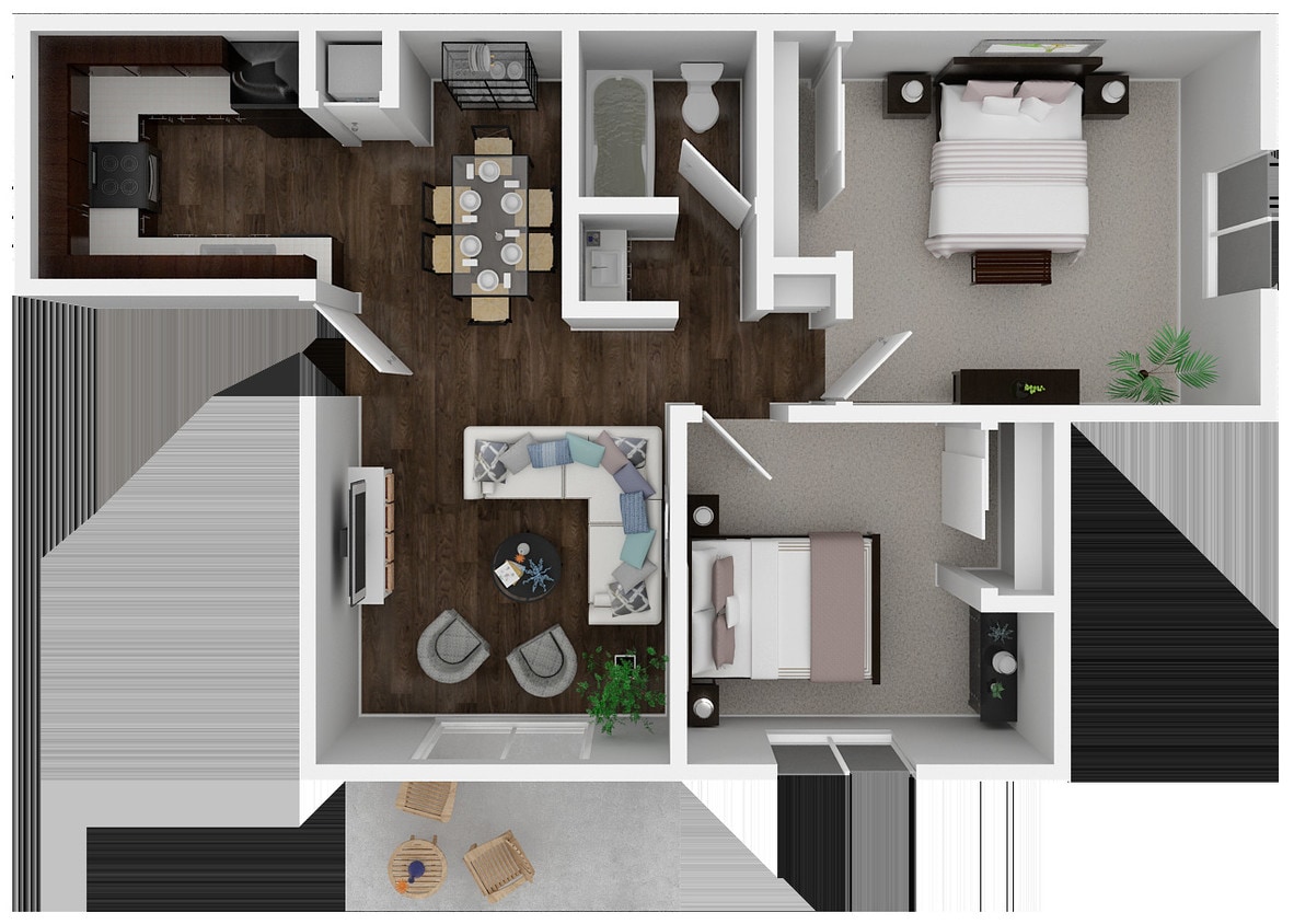 Floor Plan - The Bay Laurel