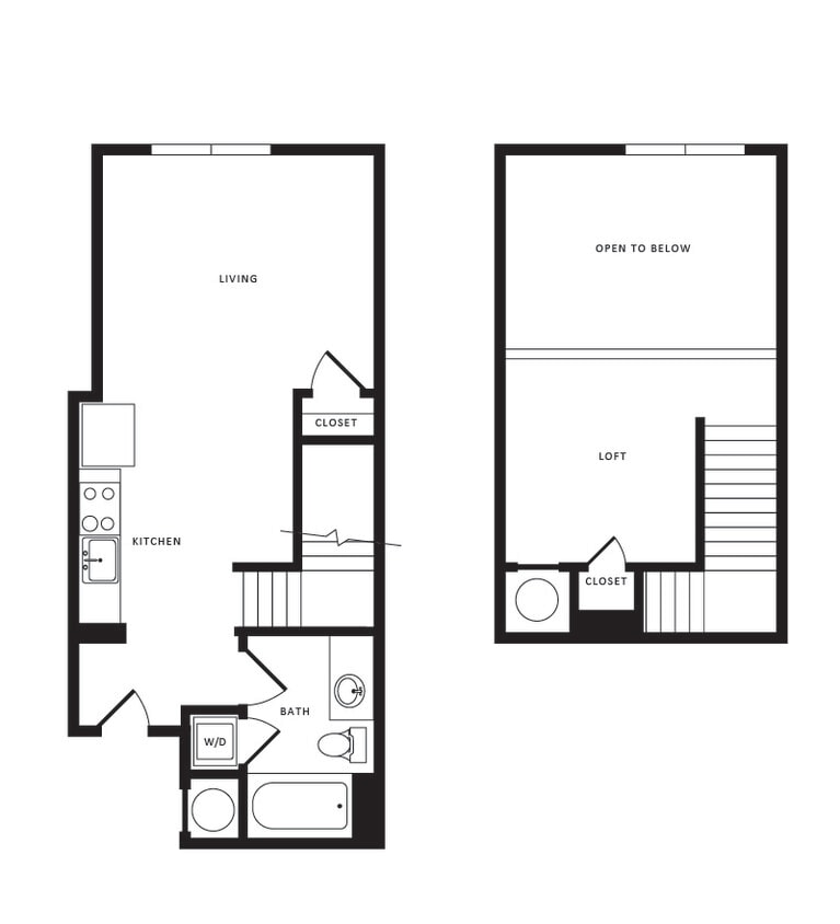 Floor Plan - Studio Loft-S02aL Modern