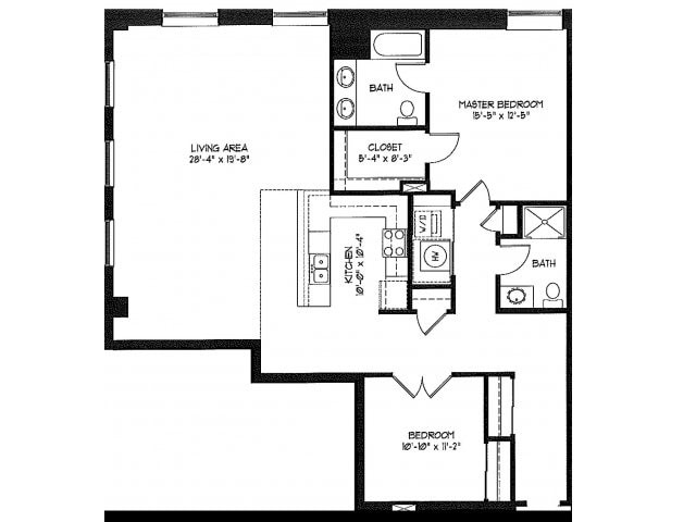 Floor Plan - 2 Bedroom