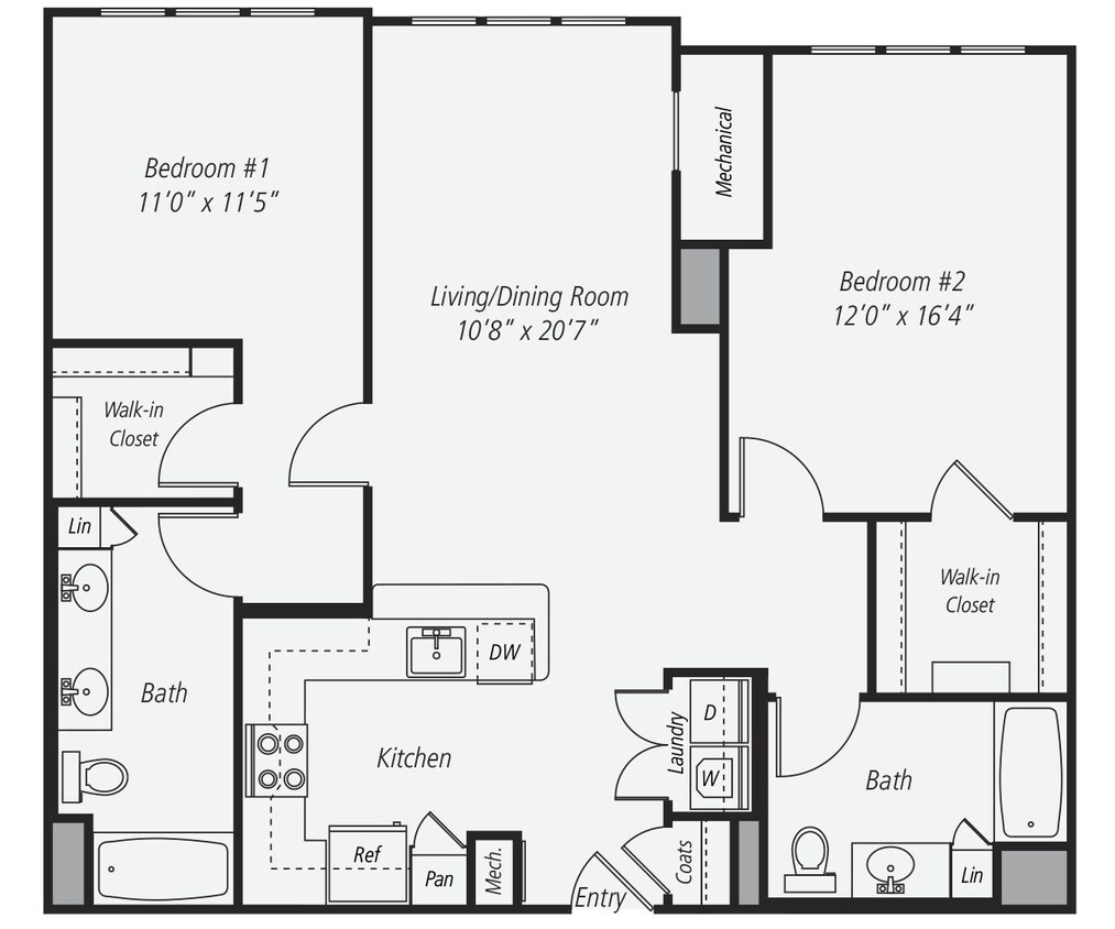 Floor Plan - B2b-1174