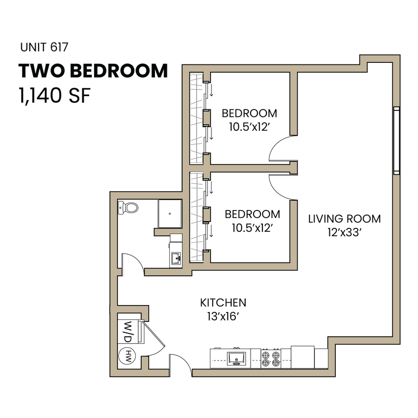 617_2BR_1F_1140_Dim - Timberline