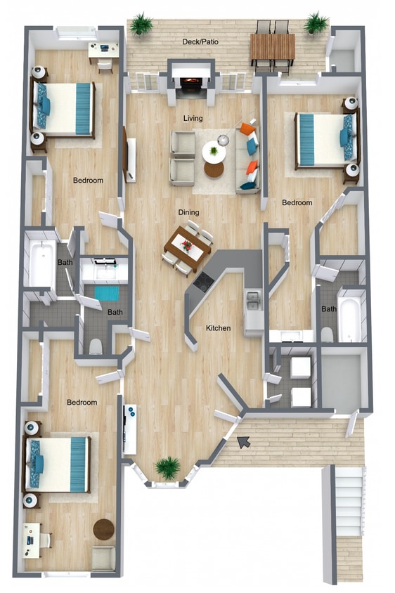 Floor Plan - 3B