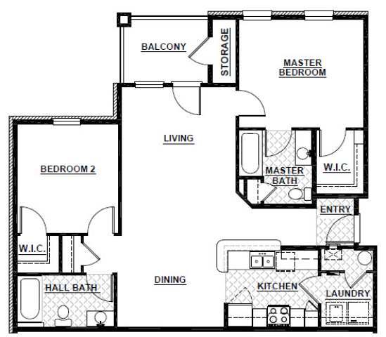 Floor Plan - The Palm Lily Retreat Renovated