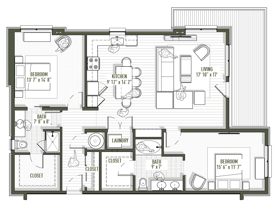 Floor Plan - West 8th - Platinum