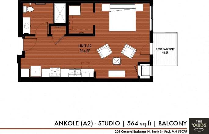Floor Plan - Ankole (A2)