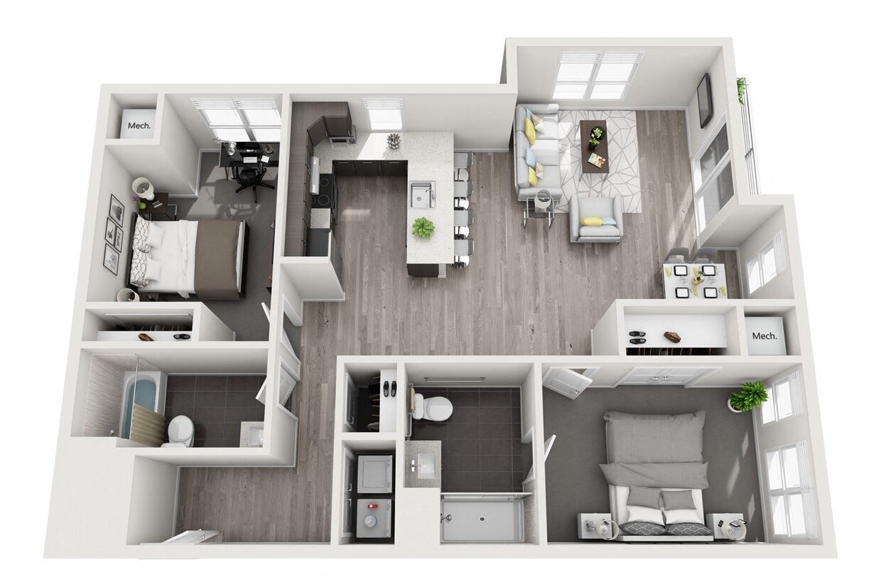 Floor Plan - 2 Bedroom