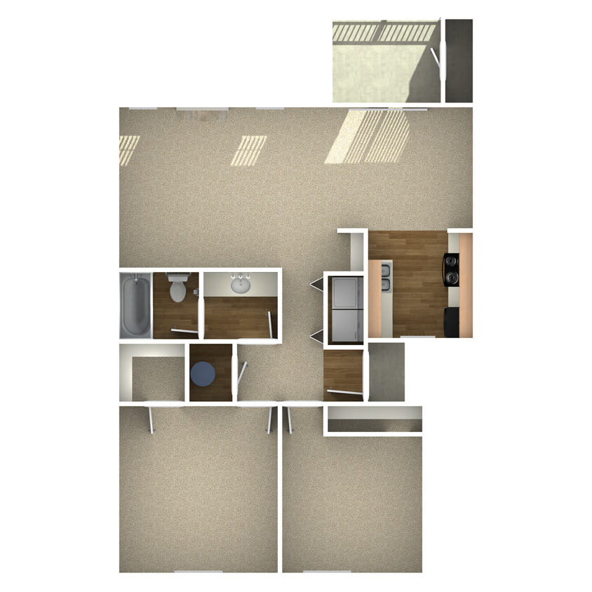 Ravenna Bungalow floor plan Sparro - Ravenna Bungalow
