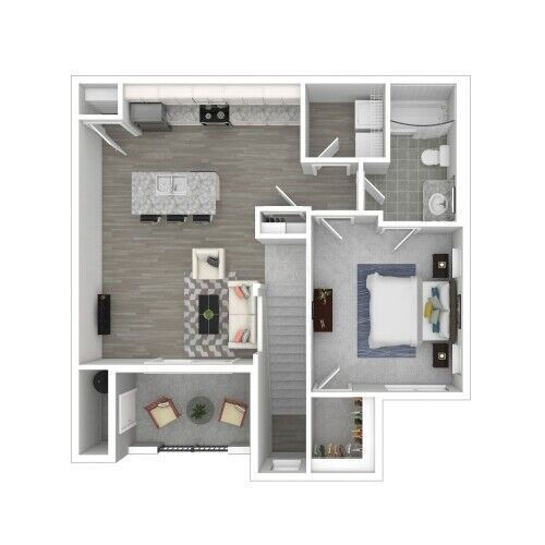 Floor Plan - 1x1A