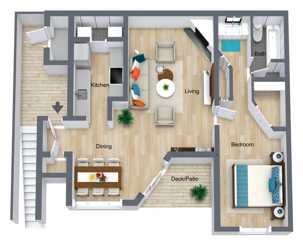 Floor Plan - 1B
