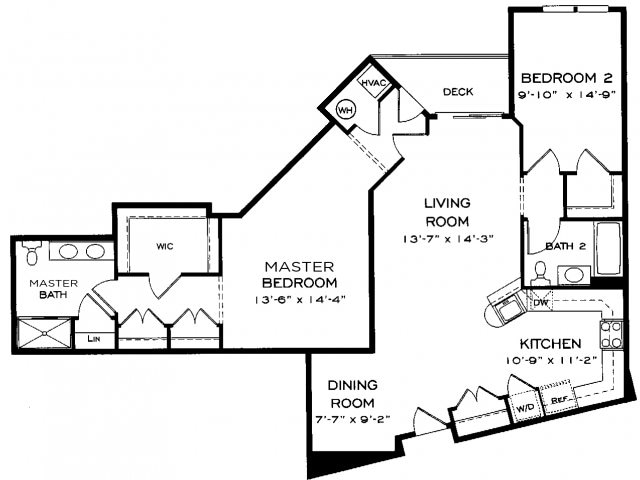 2BR/2BA - B12