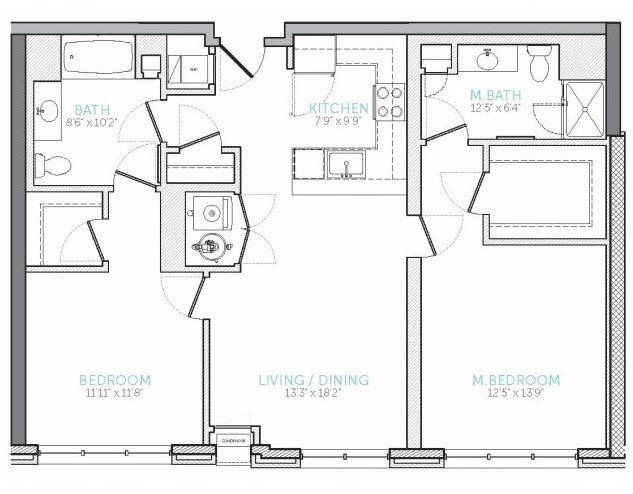 Floor Plan - 2B-4