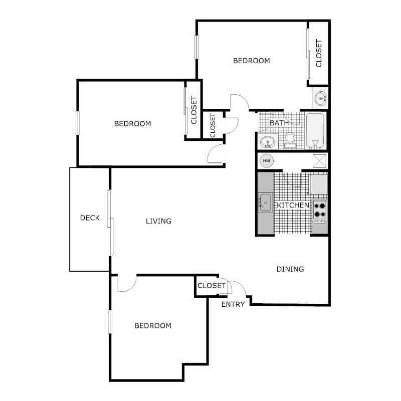Floor Plan - 3 Bedroom