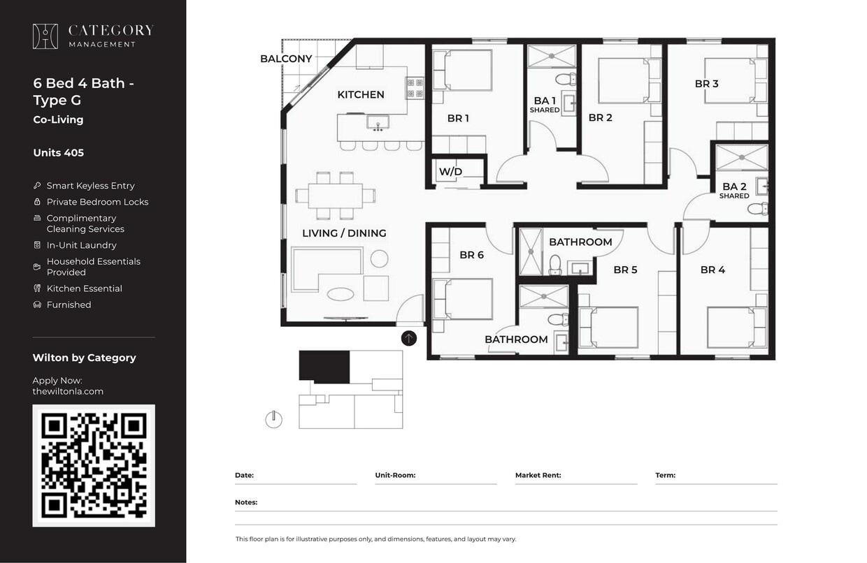 WLTN_6_Bed_4_Bath_-_Type_G - 6 Bed 4 Bath-G