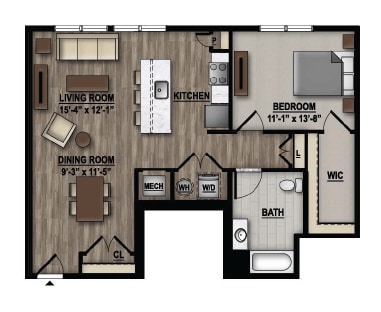 Floor Plan - 1I