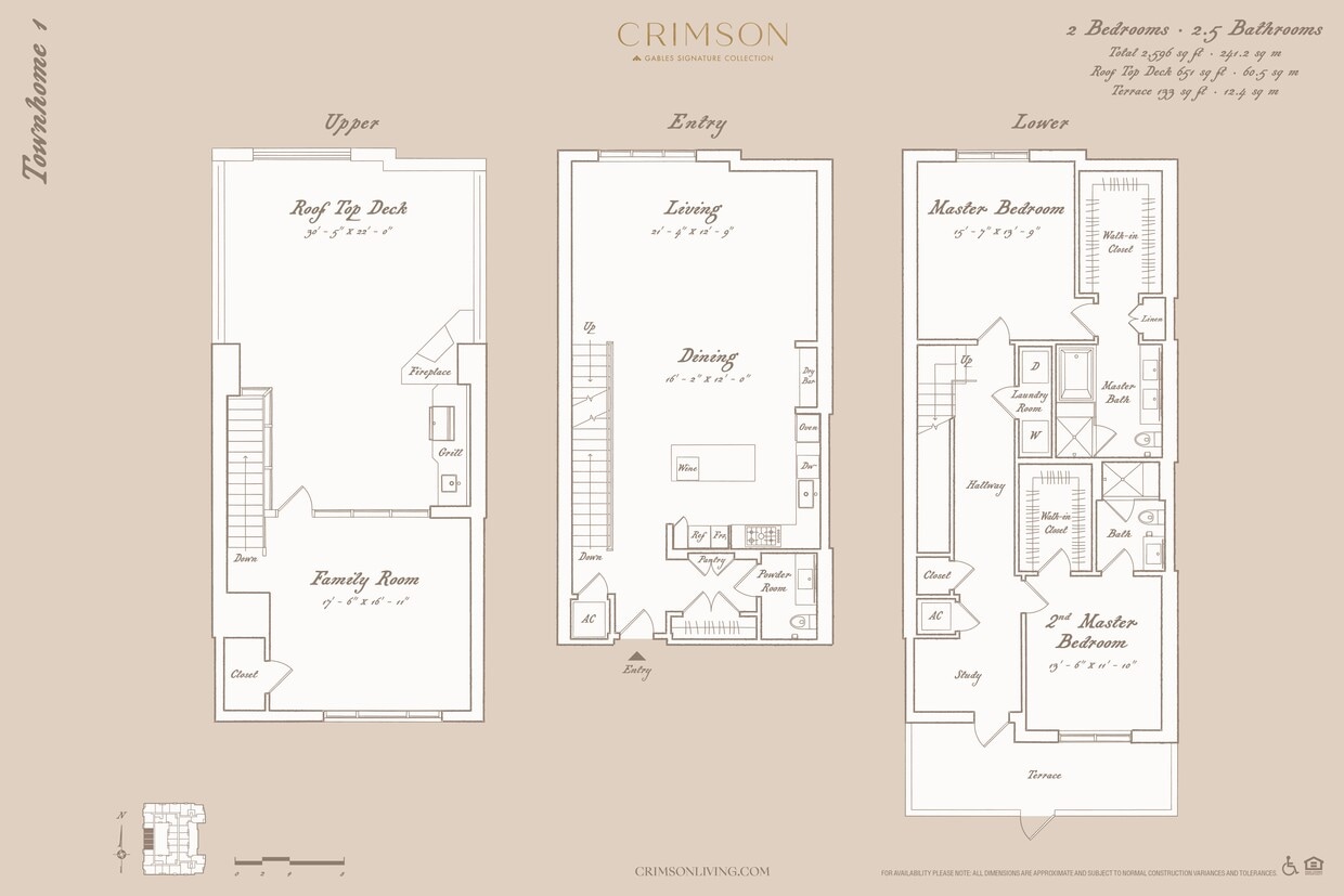 Floor Plan - Townhome 1 with study