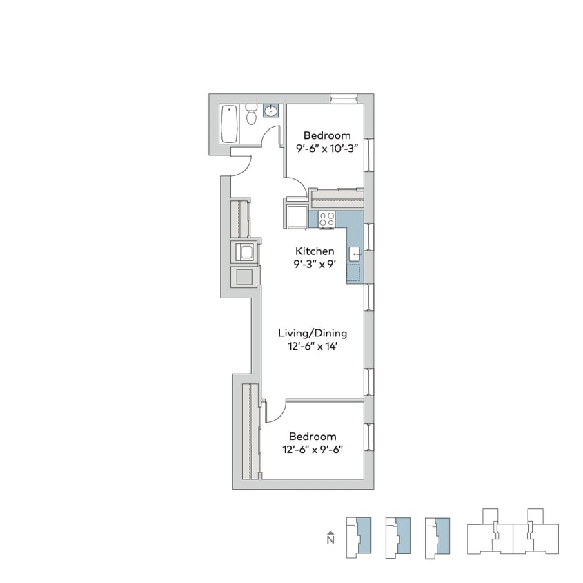Floor Plan - 100-W2bA