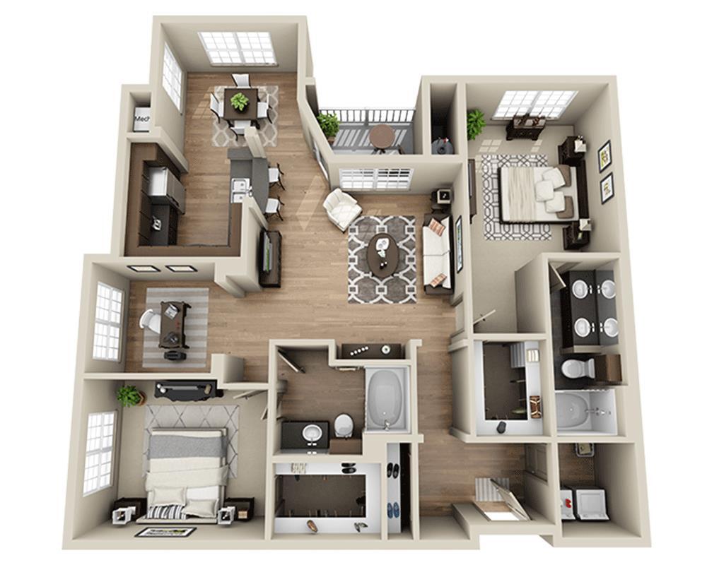 Floor Plan - Plan L (B2AD)
