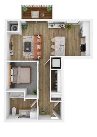 Floor Plan - Bright (BLDG II)