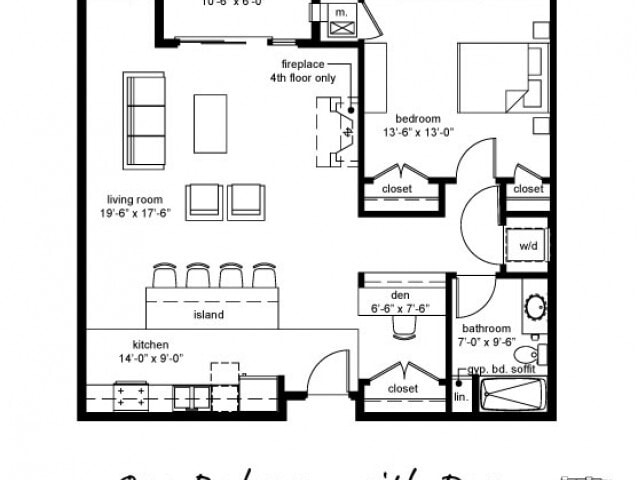 One Bedroom with Den - B2 Luxury One Bedroom-Upgrade