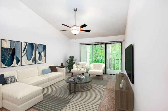 Living Room - Lake Park Apartments