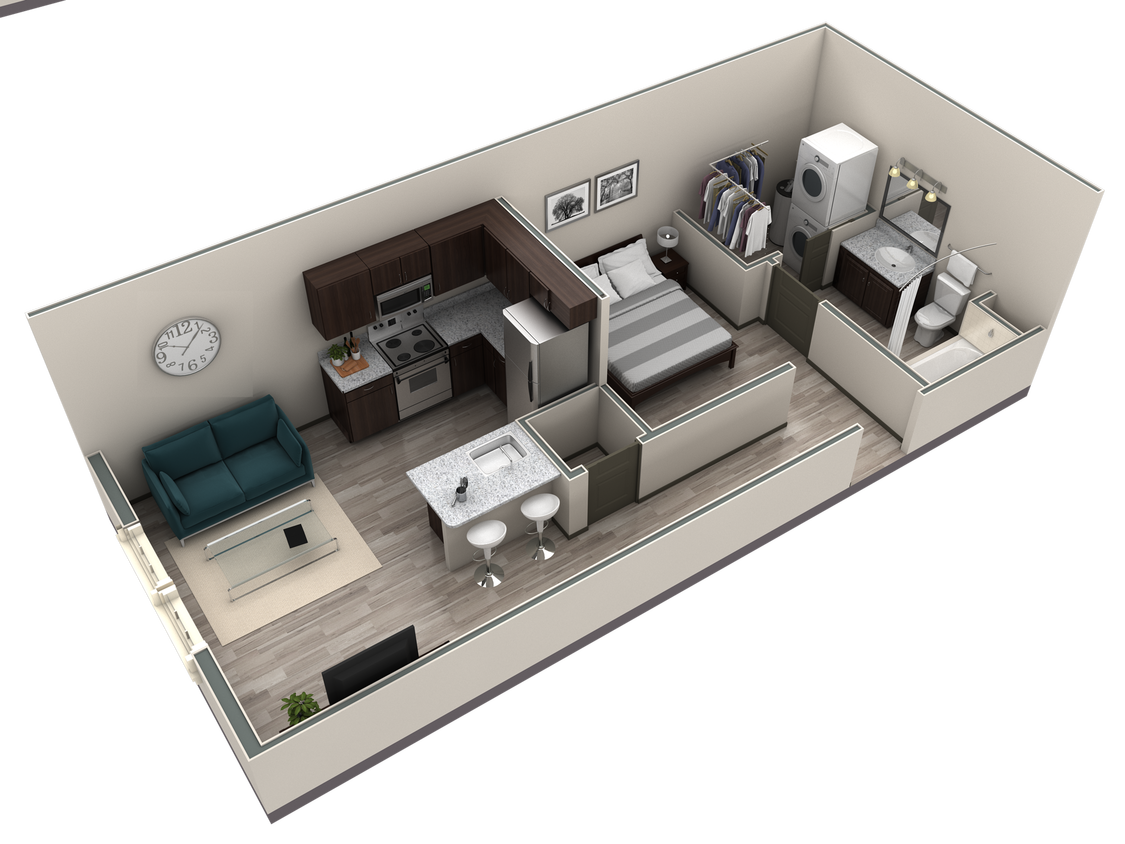 Floor Plan - Studio Horizon Overlook