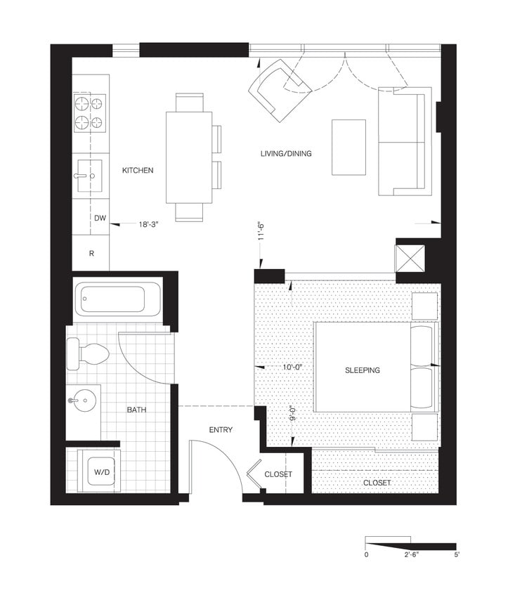Floor Plan - Studio (AS5)