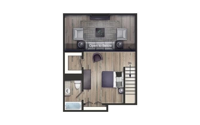 Floor Plan - The Wright II Newly Renovated